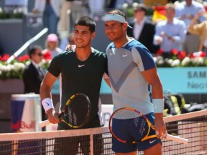 Read more about the article Details on Rafael Nadal v Carlos Alcaraz exhibition The Netflix Slam as two Spanish kingpins face off