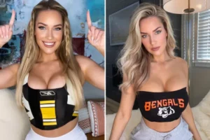 Read more about the article SUPER STAR Inside Paige Spiranac’s NFL love from supporting two teams to landing dream Super Bowl job