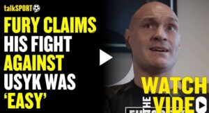 Read more about the article Tyson Fury reveals his full scorecard for Oleksandr Usyk fight as he insists he beat Ukrainian comfortably after watching fight back