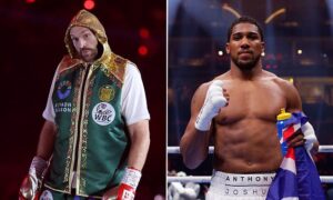 Read more about the article Tyson Fury’s manager provides an update on a potential all-British heavyweight clash with Anthony Joshua – as the Gypsy King prepares for a rematch with Oleksandr Usyk