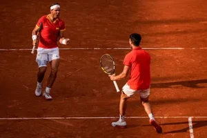 Read more about the article Rafael Nadal and Carlos Alcaraz win to reach the Paris Olympics doubles quarterfinals