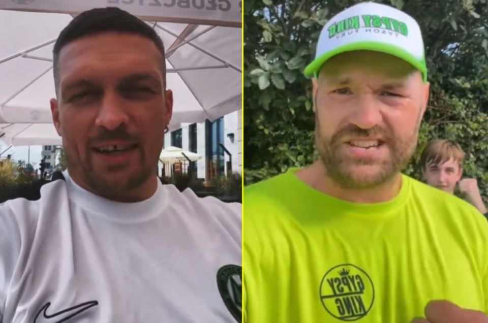 Read more about the article You are my friend’ – Oleksandr Usyk responds to Tyson Fury’s video message with hilarious jibe ahead of rematch