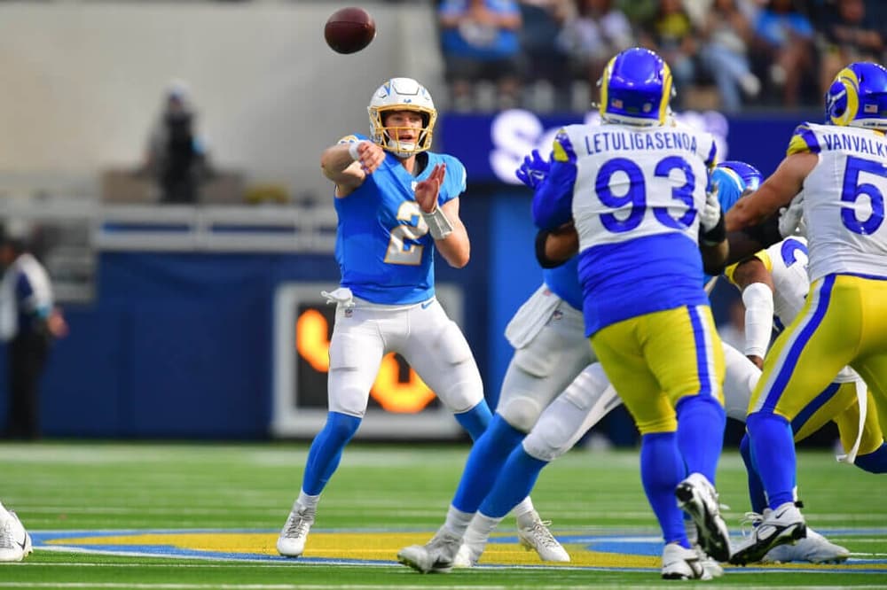 Read more about the article Chargers’ Easton Stick is running out of chances to prove he can be Justin Herbert’s backup