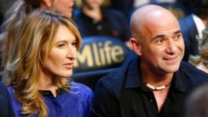 Read more about the article Andre Agassi shares tribute showing off Steffi Graf’s Olympic triumph