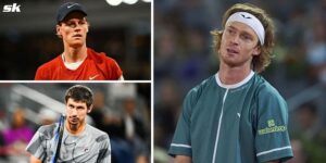 Read more about the article Can beat Jannik Sinner one day and lose to f**king Alexei Popyrin the next” – Fans appalled at Andrey Rublev’s ‘pathetic’ loss in Canadian Open final