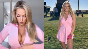 Read more about the article Paige Spiranac hits back at critics who shame her golf dress sense